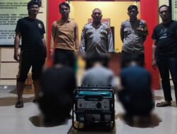 Tiga Remaja Terduga Pelaku Pencurian Genset Masjid DPRD Morut Diamankan Polisi