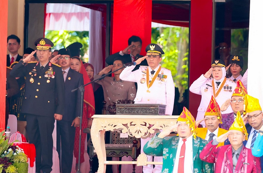 Upacara Detik-detik Proklamasi di Sulteng Berlangsung Khidmat
