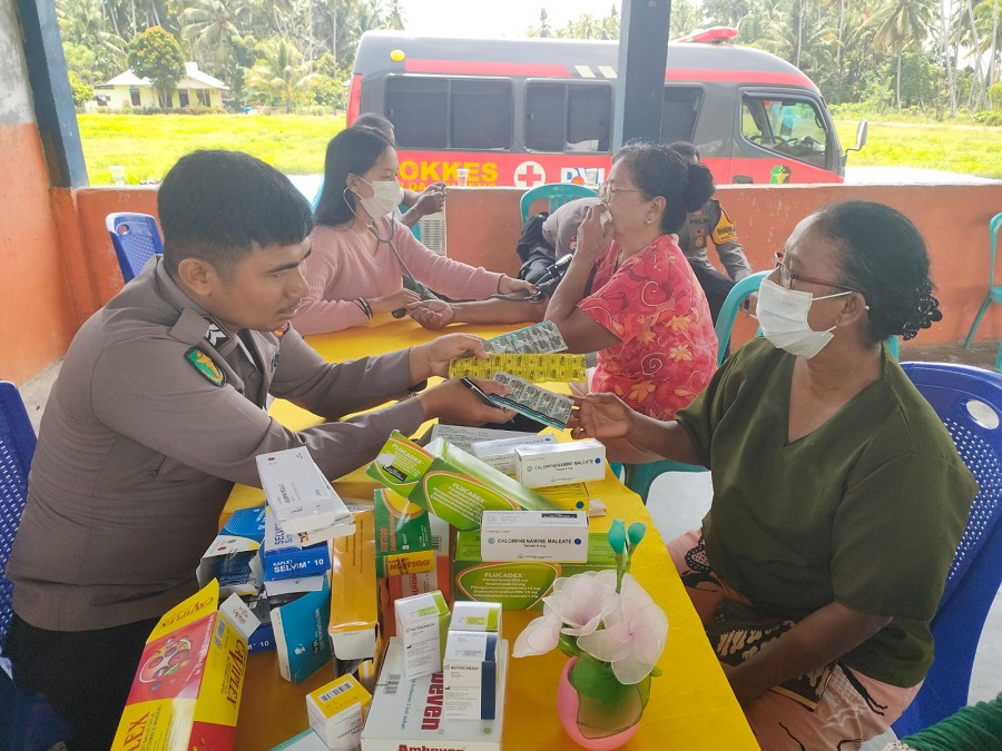 62 Warga Masani Poso Dapat Layanan Kesehatan Gratis dari Satgas Madago Raya