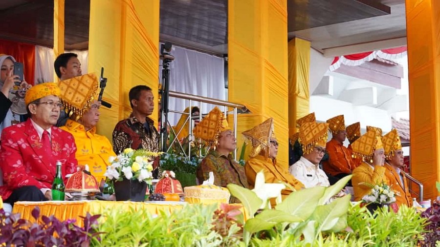 Berlangsung Khidmat, Gubernur Sulteng Pimpin Upacara HUT ke-47 Kota Palu