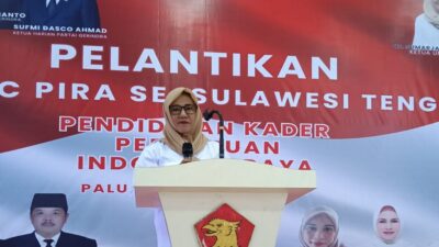 Dilantik Sebagai Ketua PIRA Poso, Rohana Hadjatu Bertekad Meningkatkan Peran Politik Perempuan