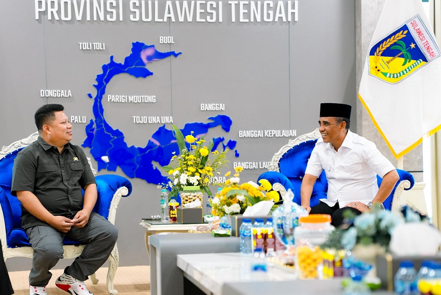 Gubernur Anwar Hafid - Ketua Komnas HAM Sulteng Bahas Isu Pertambangan dan Perlindungan Hak Masyarakat