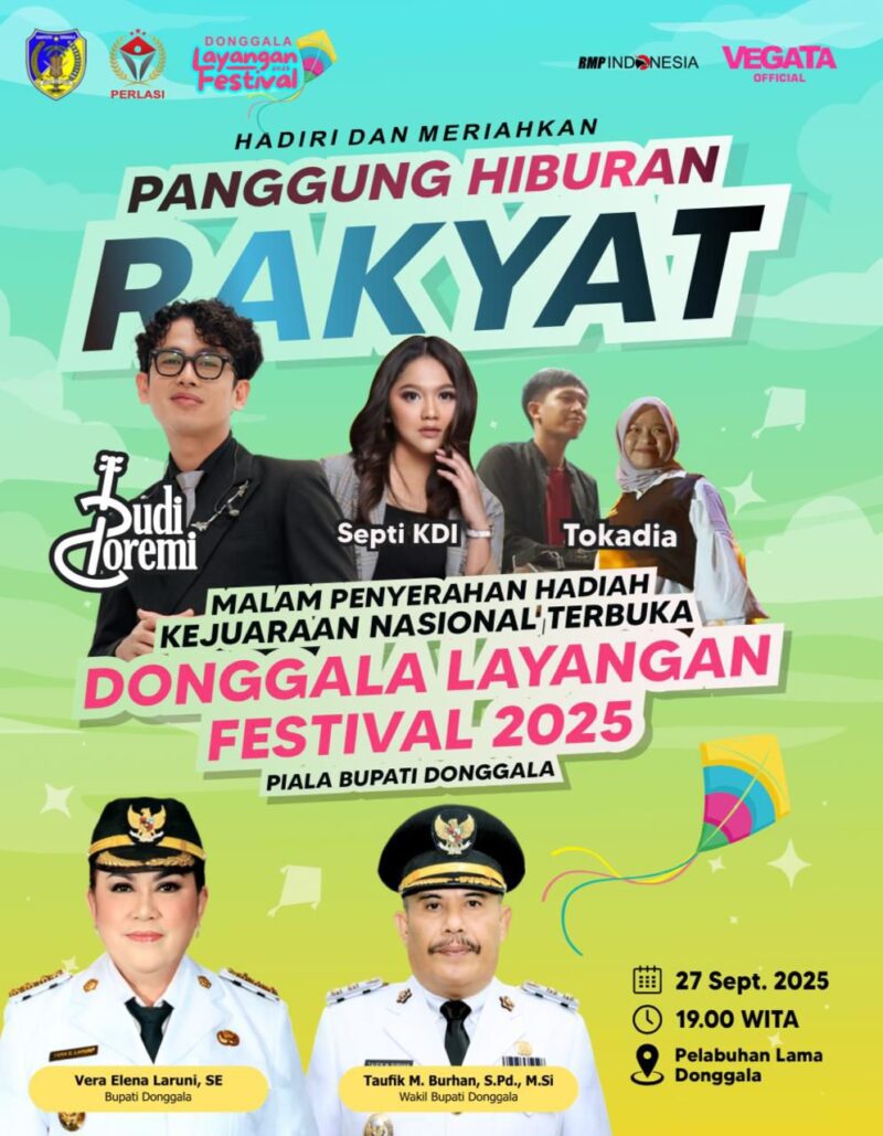 Kejurnas Layangan Donggala Dihadiri Jawara Layang dari Pulau Jawa