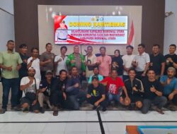 Komunitas Ojek Geruduk Polres Morowali Utara, Ikut Meriahkan Domino Kamtibmas