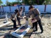 Peringati HUT ke-77, Polwan Polres Poso Ziarah ke TMP Kawua