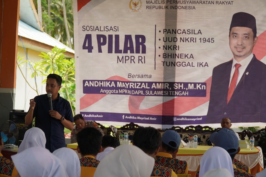 Perkuat Persatuan, Andhika Amir Tanamkan Nilai 4 Pilar Kebangsaan kepada Pelajar Banggai