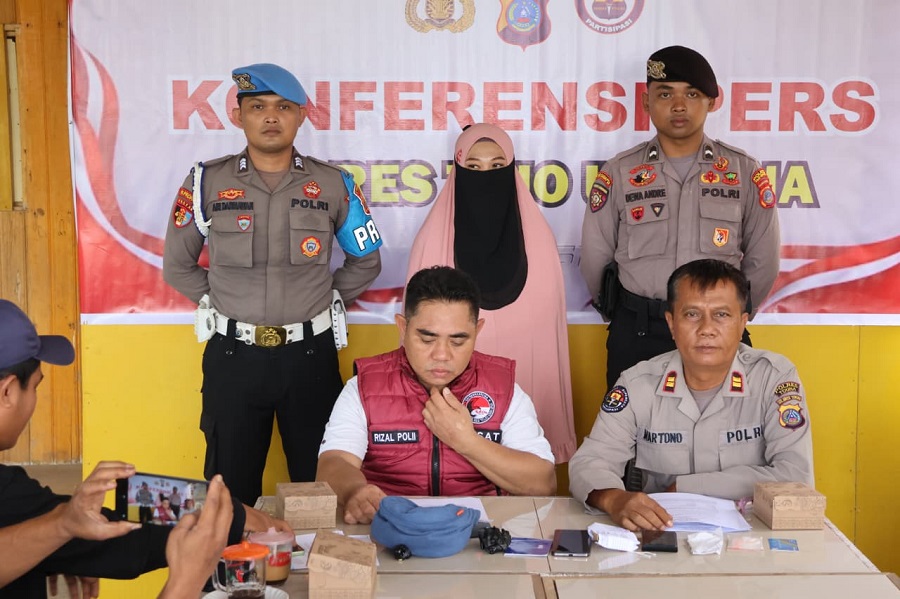 Polres Touna Tangkap IRT di Ratolindo Diduga Pengedar Narkoba, Sita 51 Gram Sabu