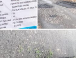 Ruas Jalan Uelincu- Panjoka dan Panjoka- Kuku, Kabupaten Poso Usai Rehab Rp2,7 M Ditumbuhi Rumput