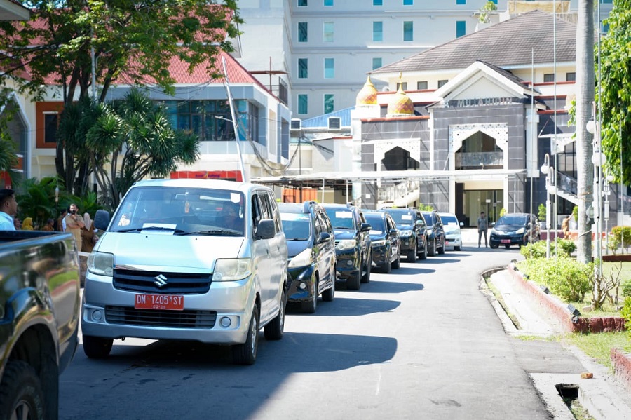 Sidak Kendaraan Dinas Pemprov, Gubernur Sulteng Temukan Sejumlah Kendaraan Tak Layak Pakai