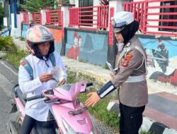 Tekan Angka Kecelakaan, Satlantas Polres Poso Gencar Sosialisasikan Keselamatan Berlalu Lintas