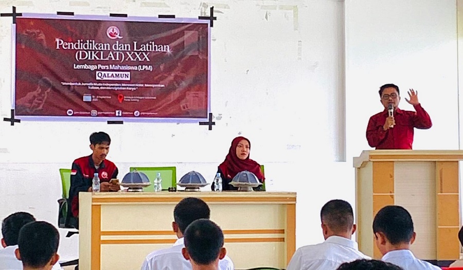 UIN Datokarama Dukung LPM Qalamun Bentuk Jurnalis Muda Independen
