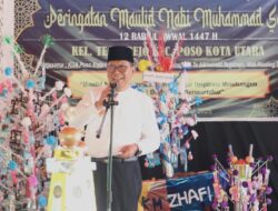 Wabup Poso  Sebut Maulid Nabi SAW Momentum Bangun Moral dan Harmoni Bangsa