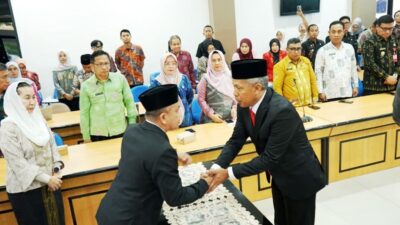 Ahmad Rijal Jabat Plt Bappeda Palu, Arfan Jabat Staf Ahli