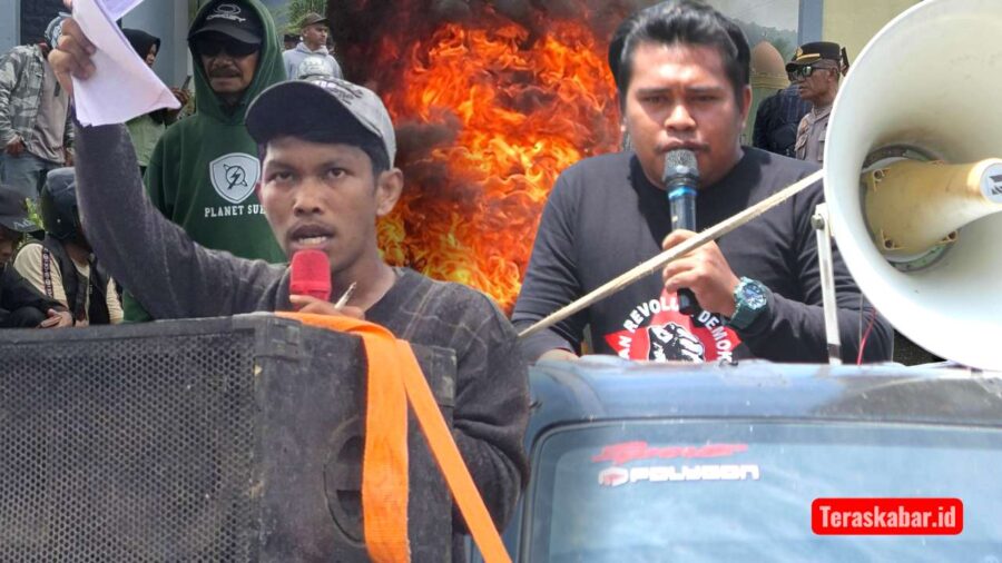 Aksi Unras GRD GERAM di DPRD Desak PT HM Penuhi Hak Rakyat