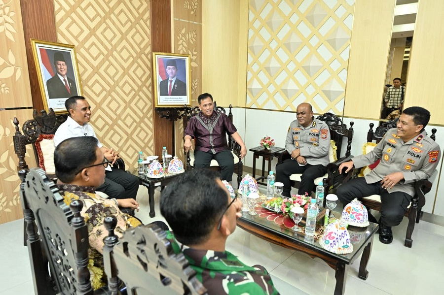 Gubernur Sulteng Sambut Kapolda Baru Irjen Endi Sutendi di Palu