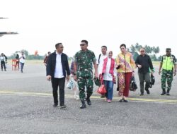 Gubernur Sulteng dan Pangdam Tiba di Morowali, Hadiri HUT ke-12 Morowali Utara