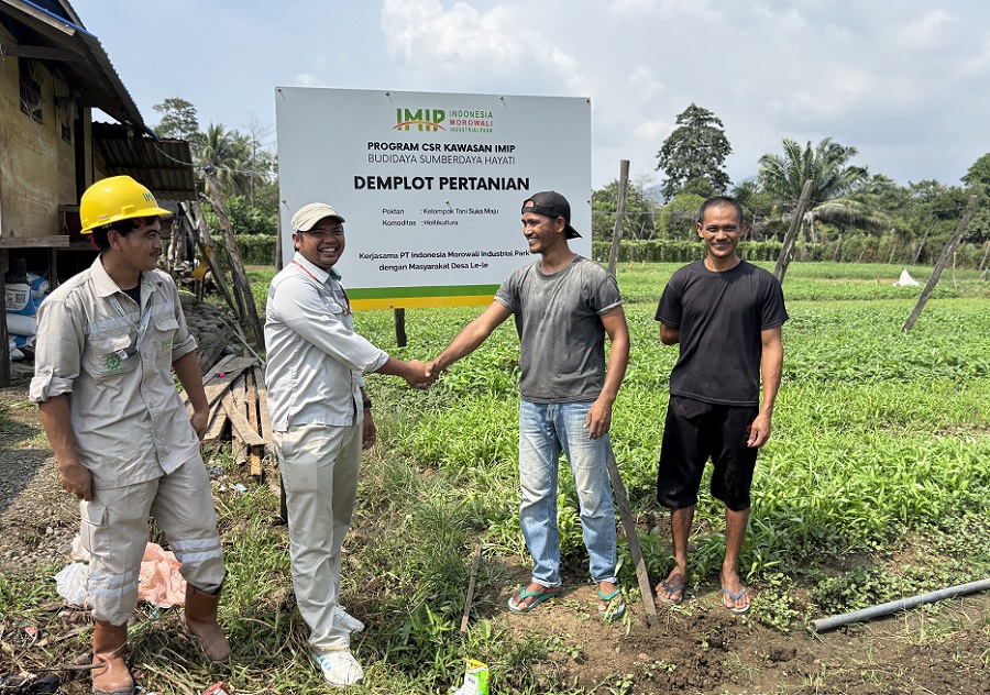 IMIP Dorong Pengembangan Hortikultura Memanfaatkan Lahan Tidur di Morowali