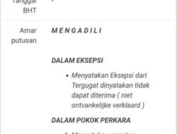PN Medan Tolak Seluruh Eksepsi PWO Soal Gugatan IWO