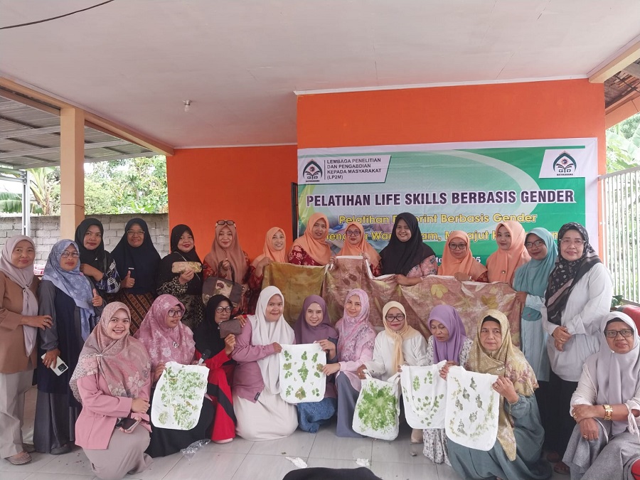 PSGA LPPM UIN Palu Asah Keterampilan Perempuan buat Produk Bernilai Ekonomi