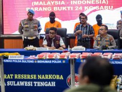 Polda Sulteng Ungkap 578 Kasus Narkoba Sepanjang Januari-September 2025