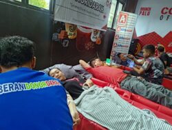 Alfamidi Palu Donor Darah, Kumpulkan 64 Kantong Darah