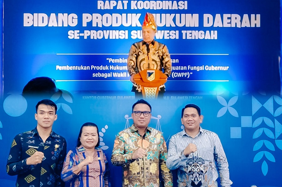 Bupati Morut Hadiri Rakor Hukum Sulteng, Dorong Harmonisasi Regulasi di Daerah