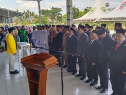 Bupati Touna Lantik Puluhan Pejabat di Pasar Modern Sansarino