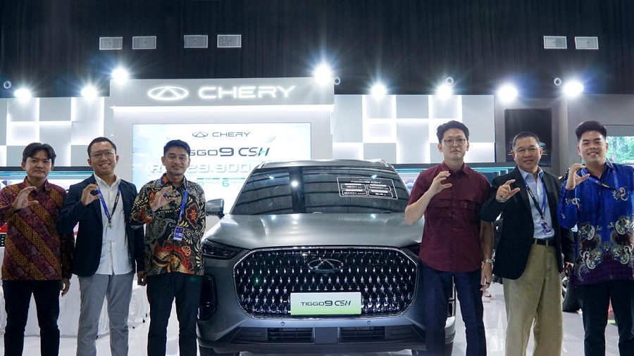 Chery TIGGO 9 CSH AWD Resmi Menyapa Publik Sulsel di GIIAS Makassar 2025