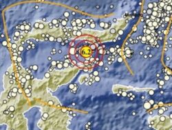 Gempa Mengguncang Bone Bolango, Gorontalo, Magnitudo 6,2, Getaran Terasa di Banggai Laut
