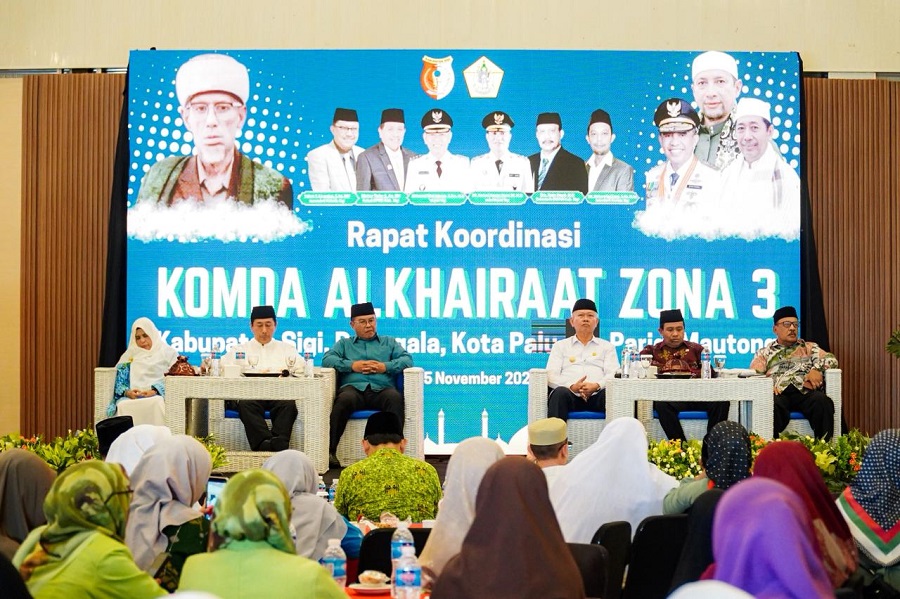 Hadiri Rakorda Alkhairaat Wujud Komitmen Pemkab Sigi Dukung Organisasi Keagamaan