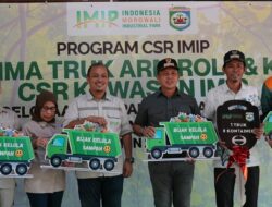 IMIP Bantu Truk dan Kontainer, Dukung Bupati Morowali Atasi Sampah