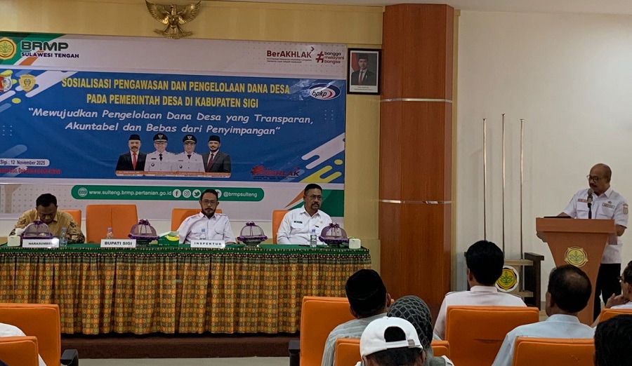 Inspektorat Sigi Sosialisasikan Pengawasan dan Pengelolaan DD, Menyasar Desa se-Dolo Raya