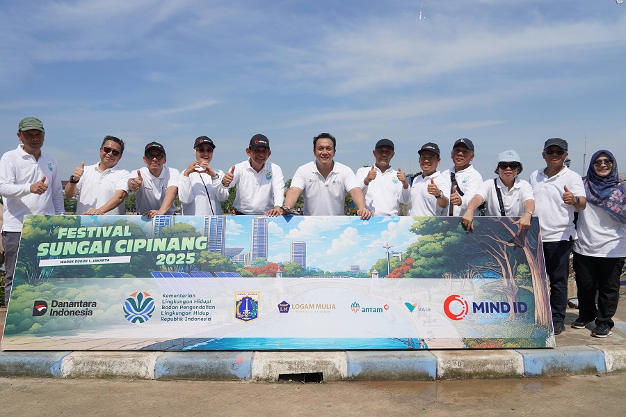 Kolaborasi di Festival Sungai Cipinang: KLH, MIND ID, dan PT Vale Wujudkan Sungai Bersih