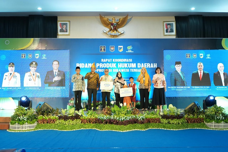 Menkum Supratman Apresiasi Reformasi Regulasi Pemprov Sulteng