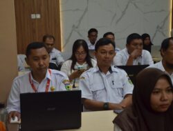 Operator Kelurahan se-Kota Palu Peningkatan Kapasitas Kelola Data Statistik