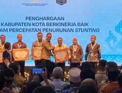 Pemkot Palu Terima Penghargaan Penurunan Stunting dari Kemendagri