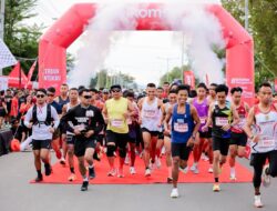 Telkomsel Gelar SIMPATI Fun Run 2025 – Tribute to Heroes, Titik Start dan Finish di GraPARI Palu