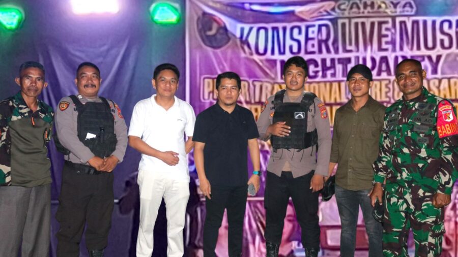 anggota dprd morowali muslimin dg masiga hadiri pembukaan pasar malam dan pasar modern fatufia