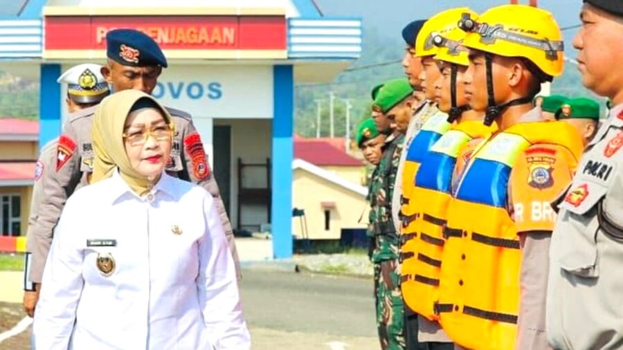 apel gelar pasukan wabup morowali solidaritas kokohkan kesiapsiagaan