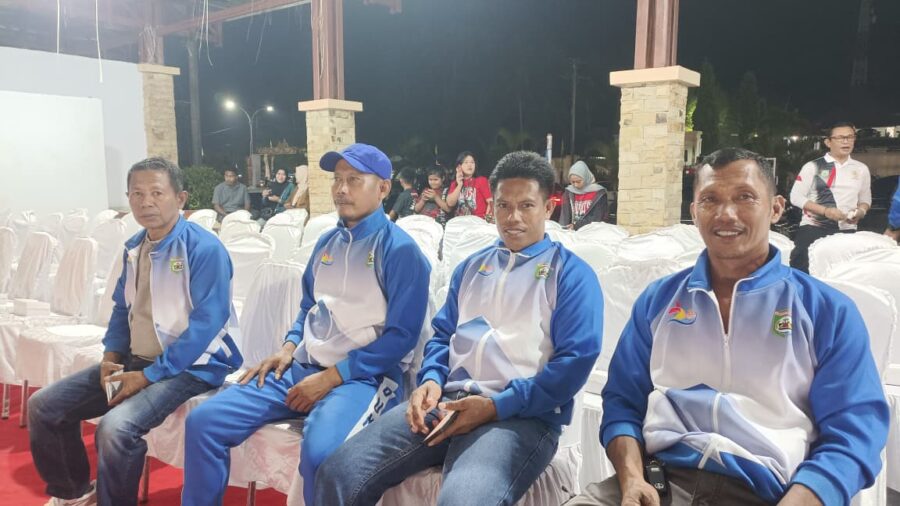 kepala desa harapan jaya hadiri pembukaan porkab morowali 2025