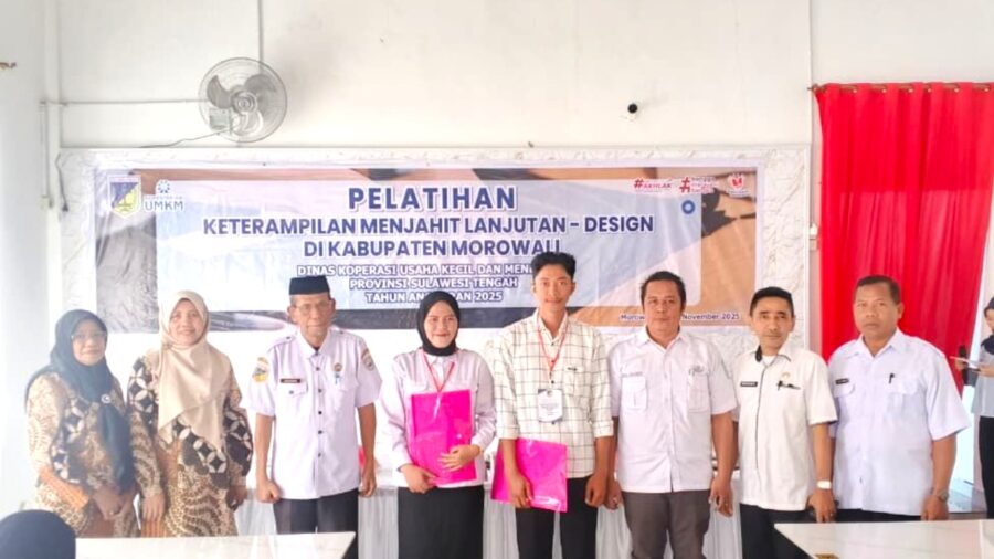 pelatihan menjahit lanjutan resmi dibuka zainuddin tekankan pentingnya keterampilan dan peluang usaha