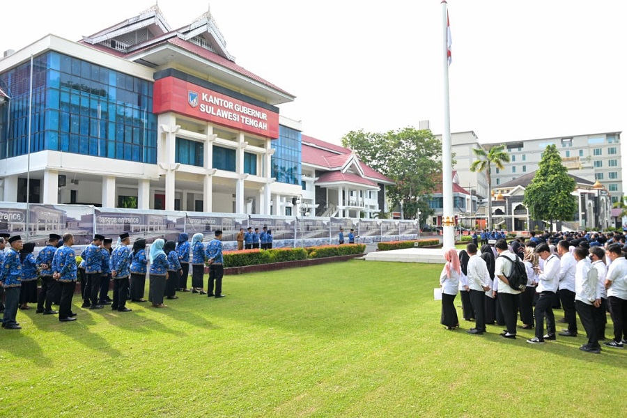 Apel HUT Ke-54 Korpri di Sulteng, ASN Diajak Wujudkan Korpri Siaga dan Perkuat Solidaritas