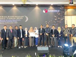 Bawaslu Sulteng Kembali Torehkan Prestasi Bidang Kehumasan