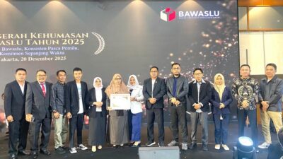 Bawaslu Sulteng Kembali Torehkan Prestasi Bidang Kehumasan