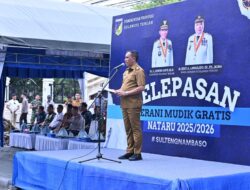 Berani Mudik Gratis Nataru, Gubernur Sulteng: Rayakan Tanpa Euforia Berlebihan