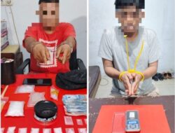 Dua Pengedar Sabu di Mepanga Diringkus, Puluhan Paket Sabu Diamankan Polsek Tomini