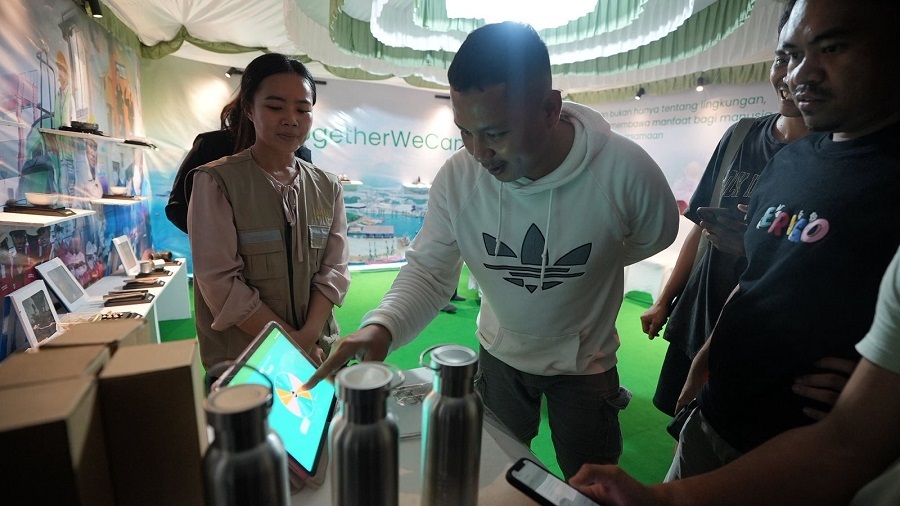 "Games Spin The Wheel" Diserbu Pengunjung Job Fair IMIP