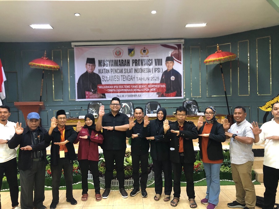 Irwan Lapatta Akhiri Era Dua Periode, Abcandra Akbar Supratman Resmi Nahkodai IPSI Sulteng