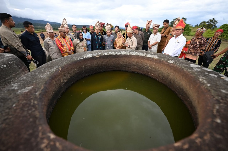 Menteri Kebudayaan Kunjungi Lembah Behoa, Takjub Pesona Negri 1000 Megalit
