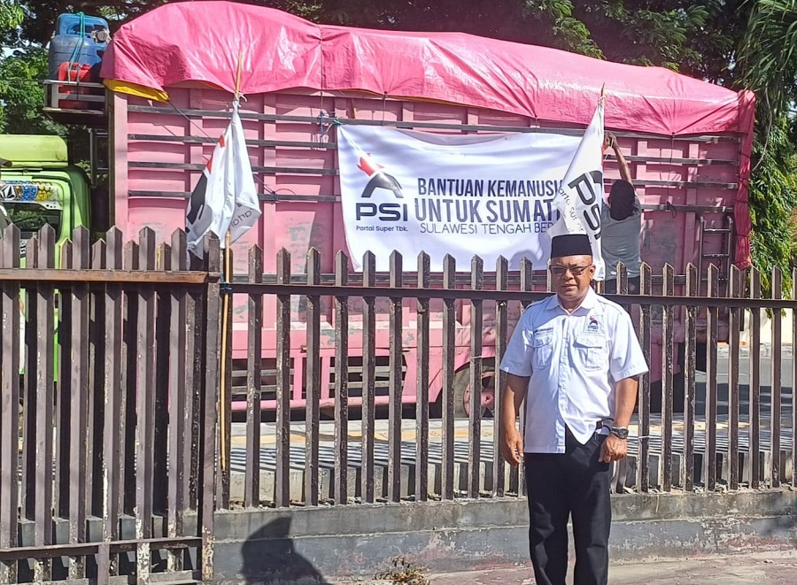 PSI Sulteng Salurkan Bantuan bagi Korban Banjir Aceh-Sumatra